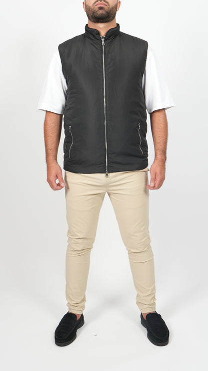 BODYWARMER • SLIM FIT • ZWART