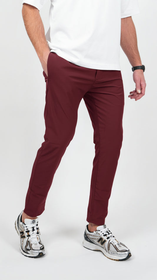 365 • PANTS • BURGUNDY
