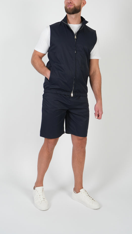 SUMMERSET • GILET + SHORTS • BLUE