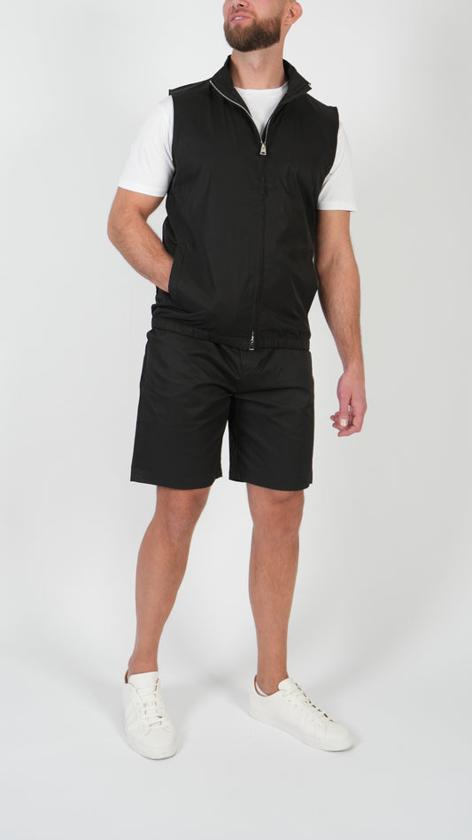 SUMMERSET • GILET + SHORTS • BLACK