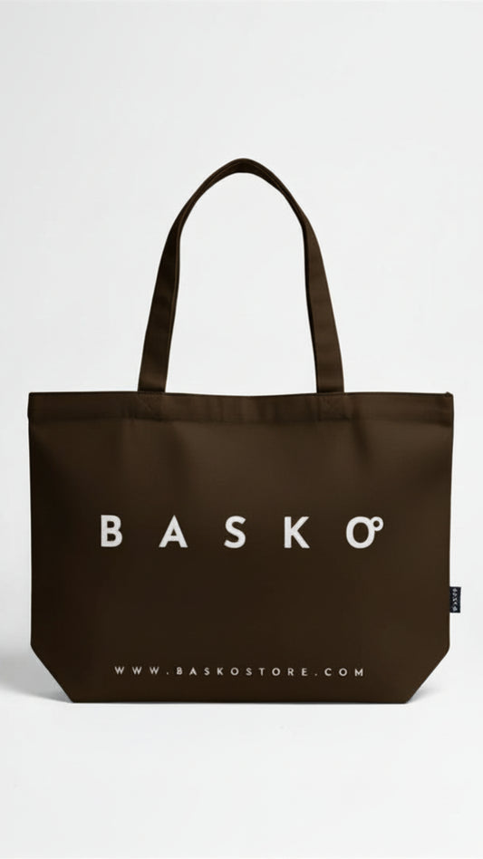 BASKO TOTE BAG • BROWN