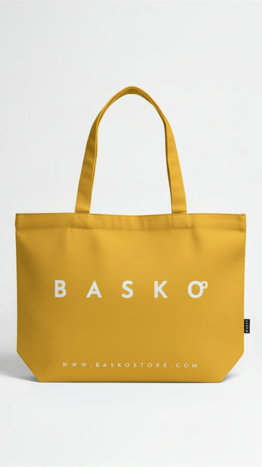BASKO TOTE BAG • YELLOW