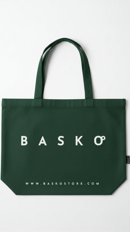 BASKO TOTE BAG • GREEN