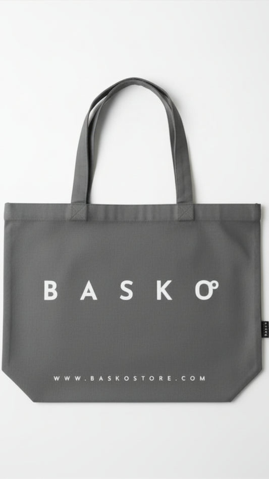 BASKO TOTE BAG • GREY