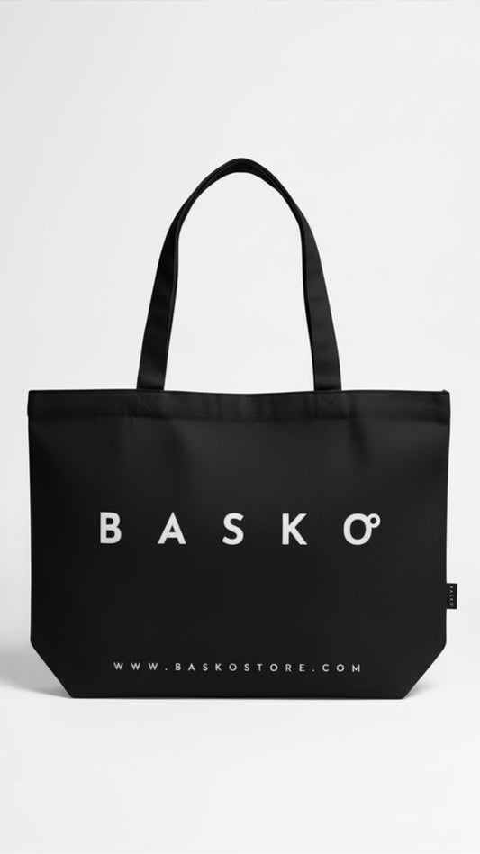 BASKO TOTE BAG • BLACK