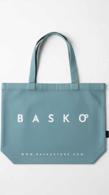 BORSA TOTE BASKO • AZZURRO
