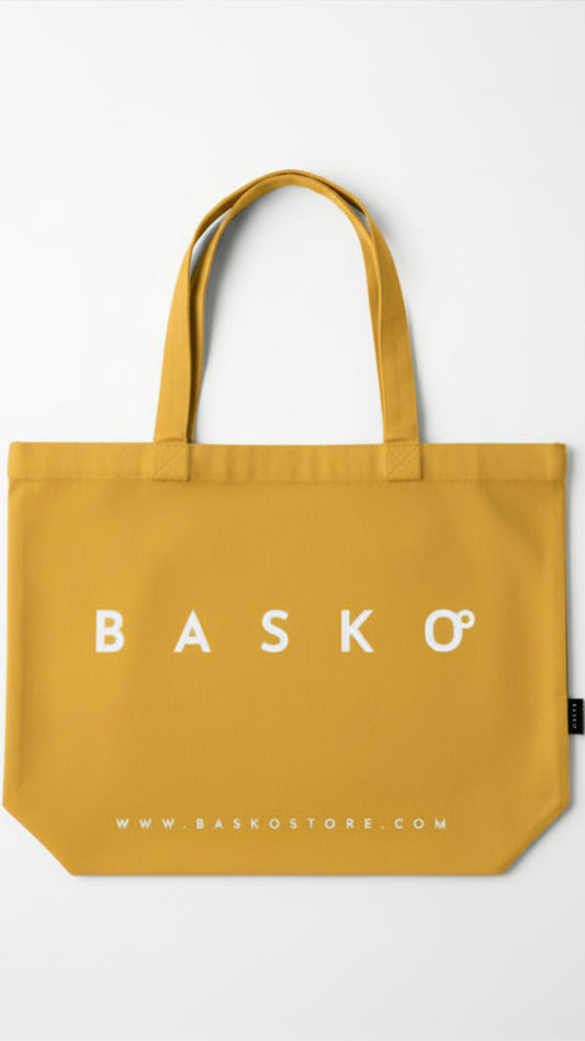 BASKO TOTE BAG • YELLOW