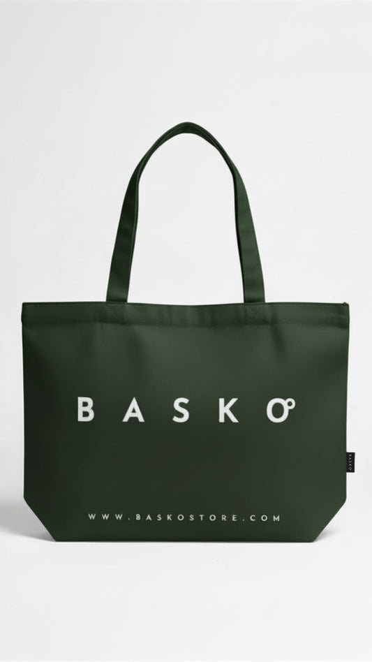 BASKO TOTE BAG • GREEN