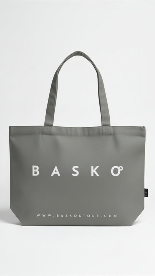 BASKO TOTE BAG • GREY