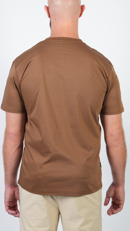 T-SHIRT  • SLIM FIT • BROWN