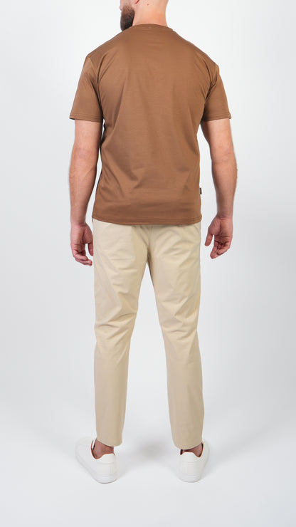 T-SHIRT  • SLIM FIT • BROWN