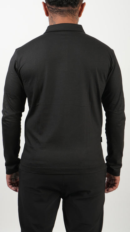 POLO • MANCHES LONGUES • NOIR