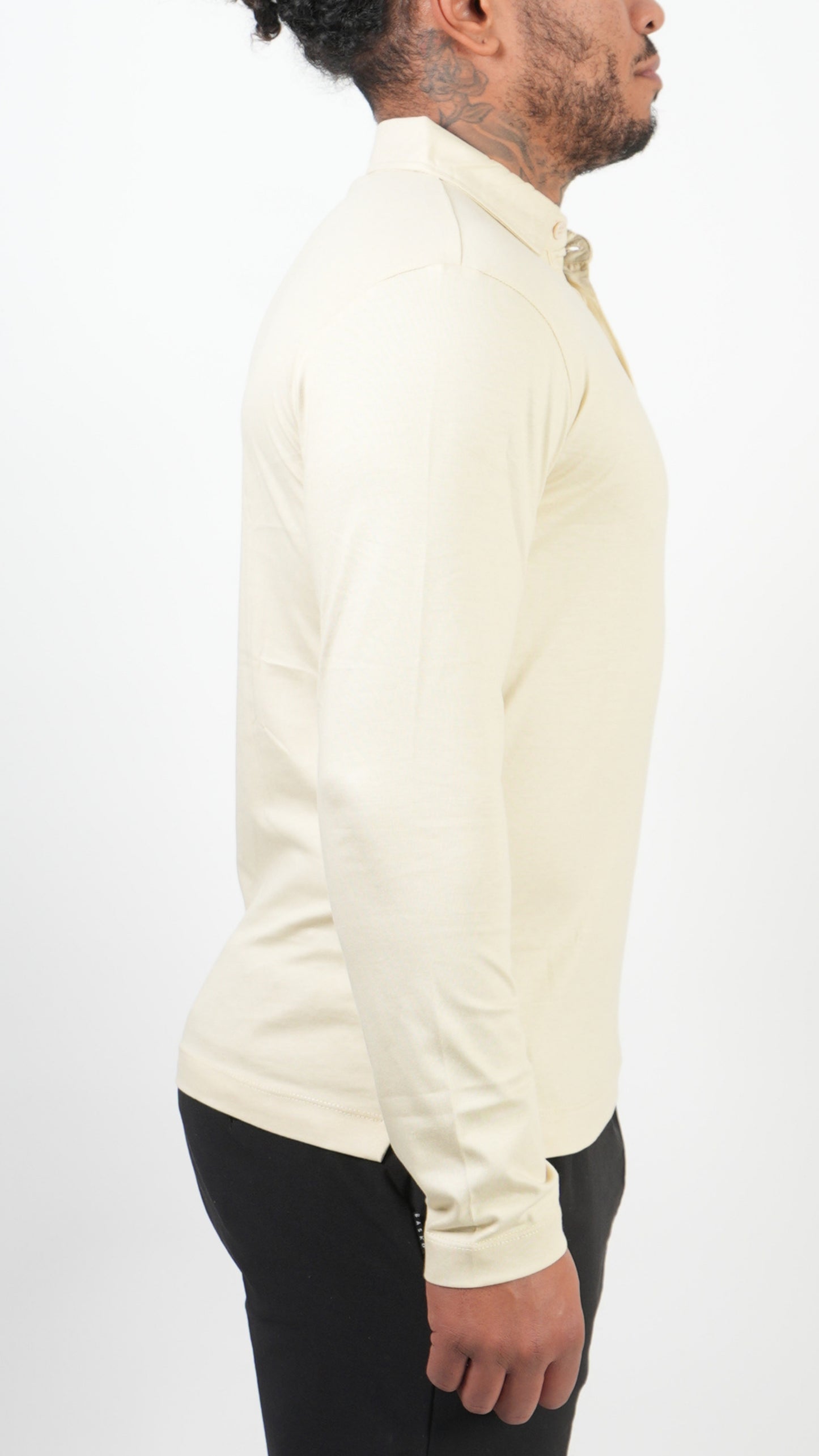 POLO • LONGSLEEVE • BEIGE