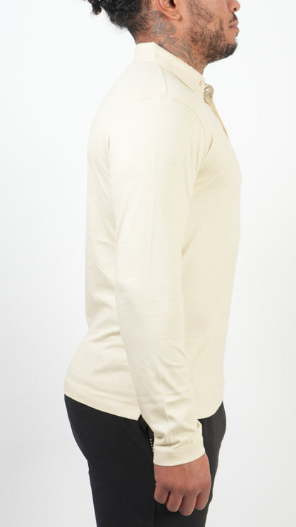 POLO • LONGSLEEVE • BEIGE