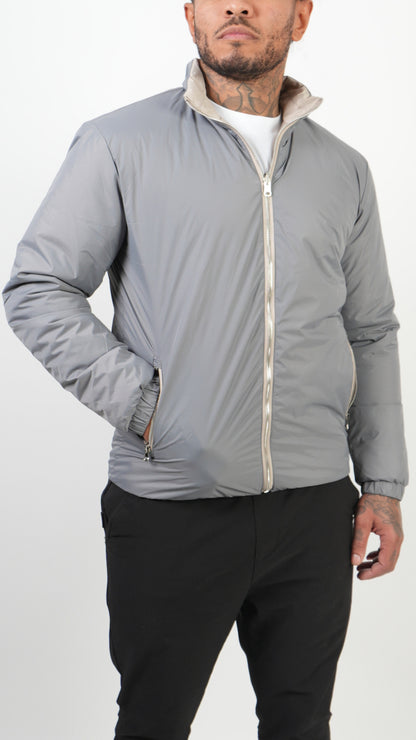 GIACCA REVERSIBILE • GRIGIO