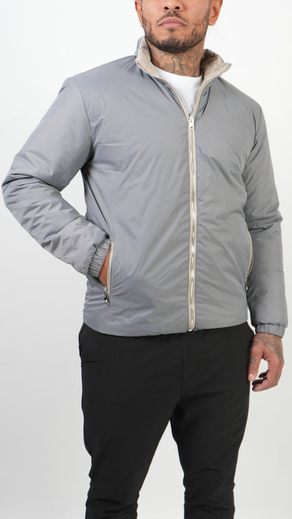 GIACCA REVERSIBILE • GRIGIO