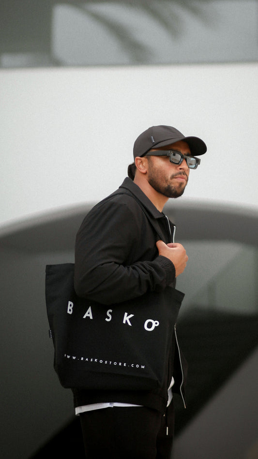 BASKO TOTE BAG • BLACK
