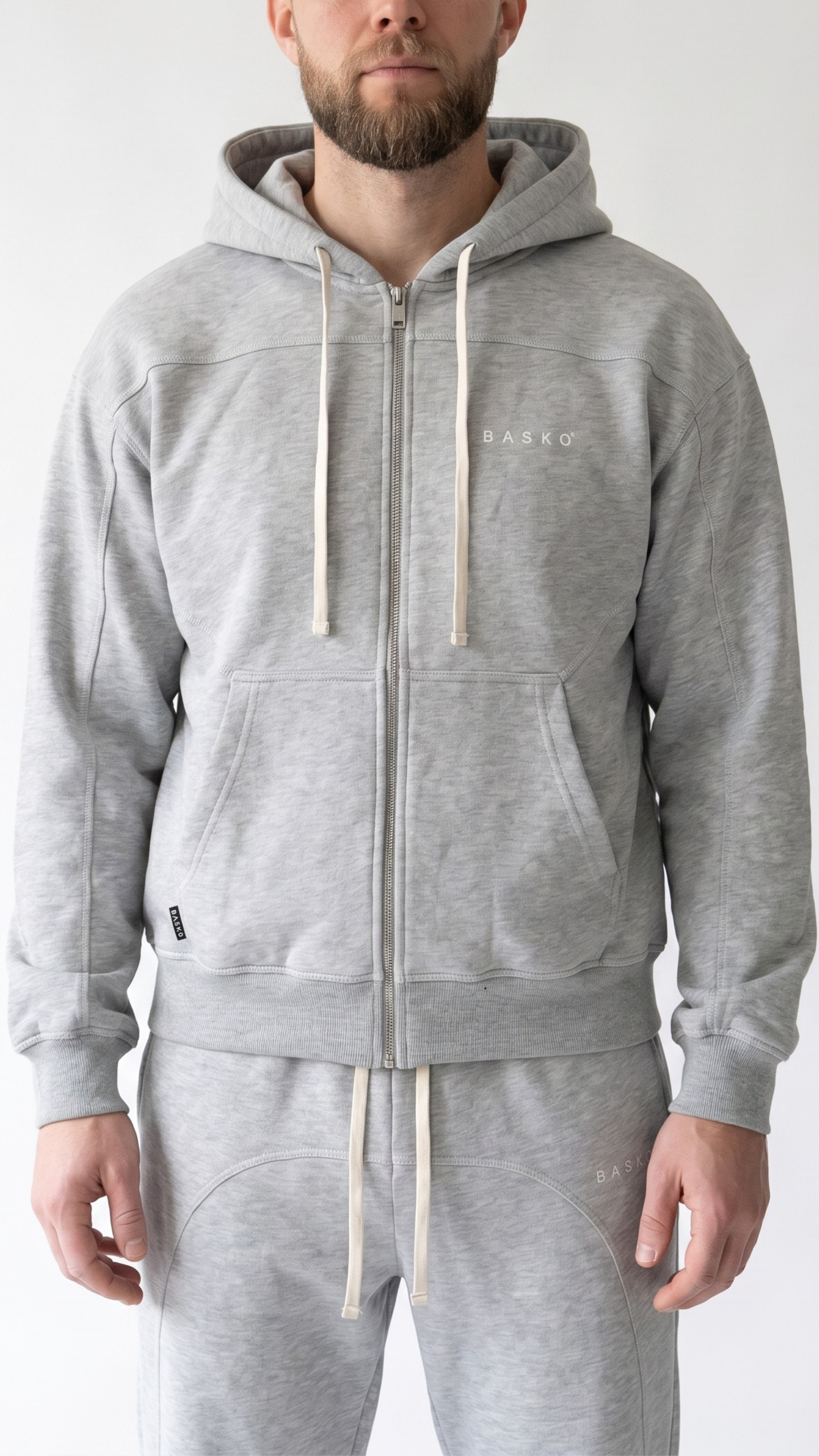 BASKO LOGO • TRACKSUIT • GREY