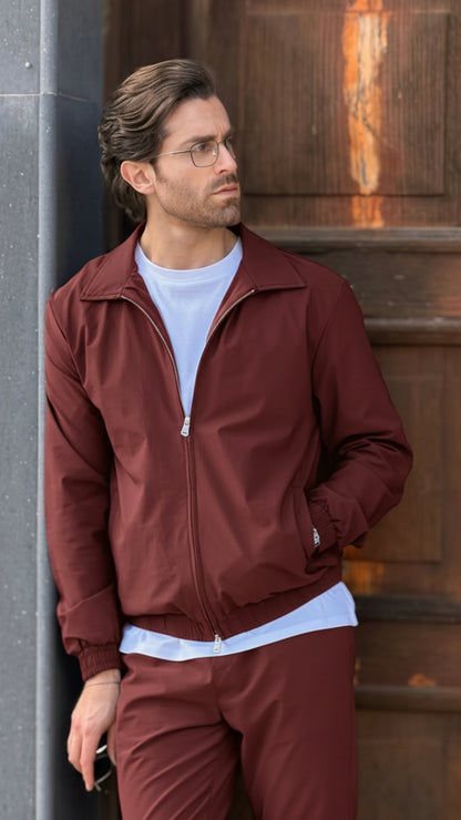 AURA • PANTS • BURGUNDY
