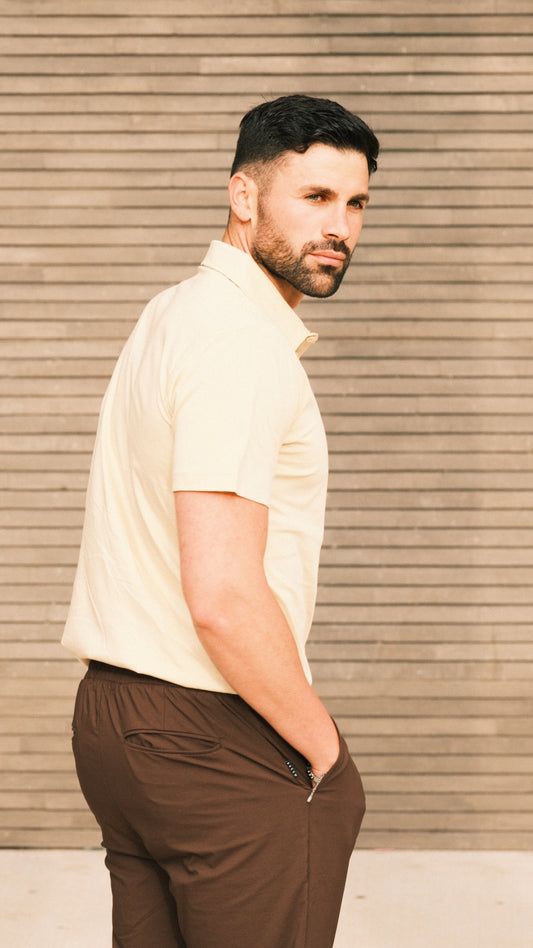 POLO • SHORTSLEEVE • BEIGE