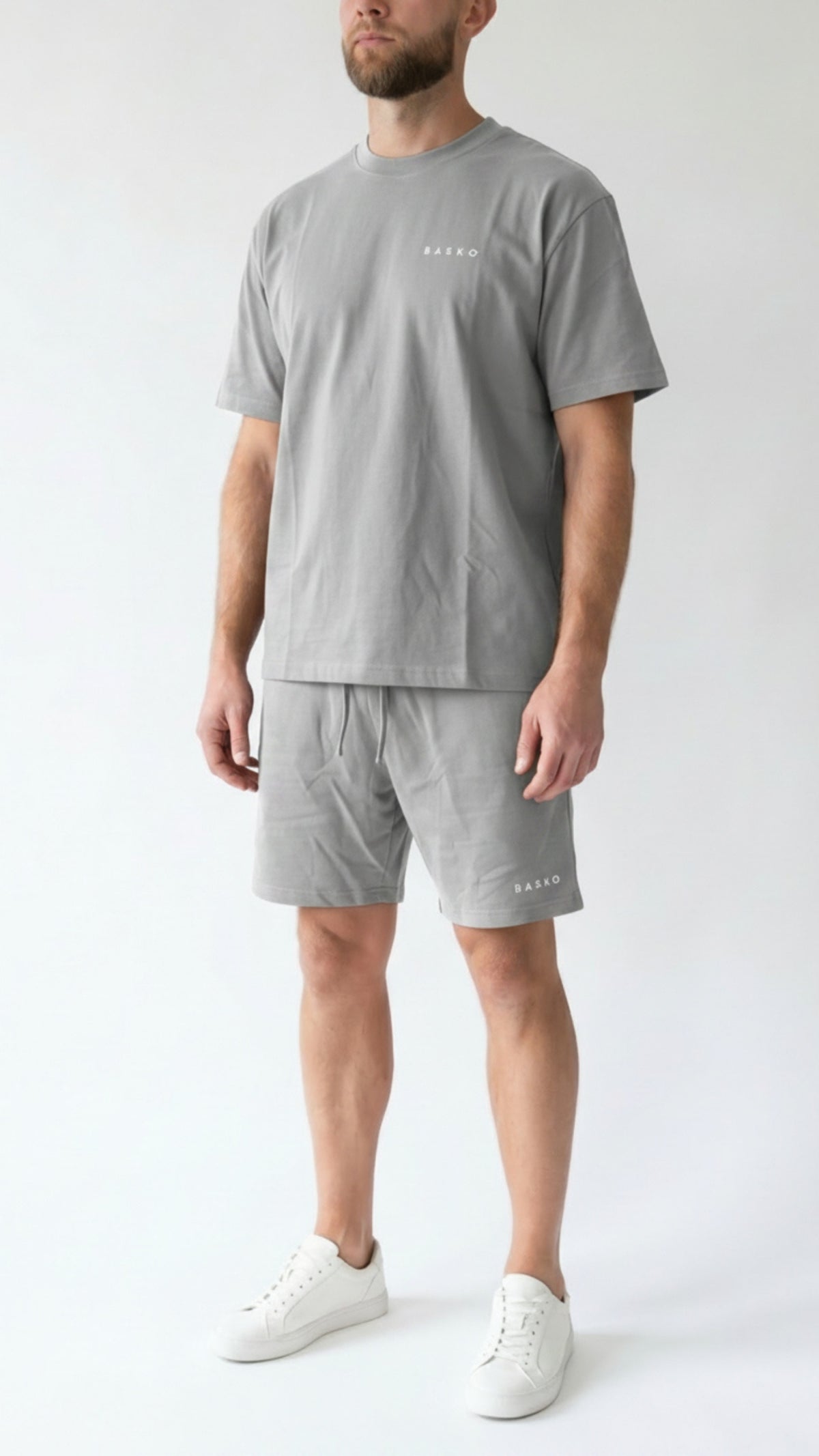 BASKO LOGO • T-SHIRT • LIGHT GREY