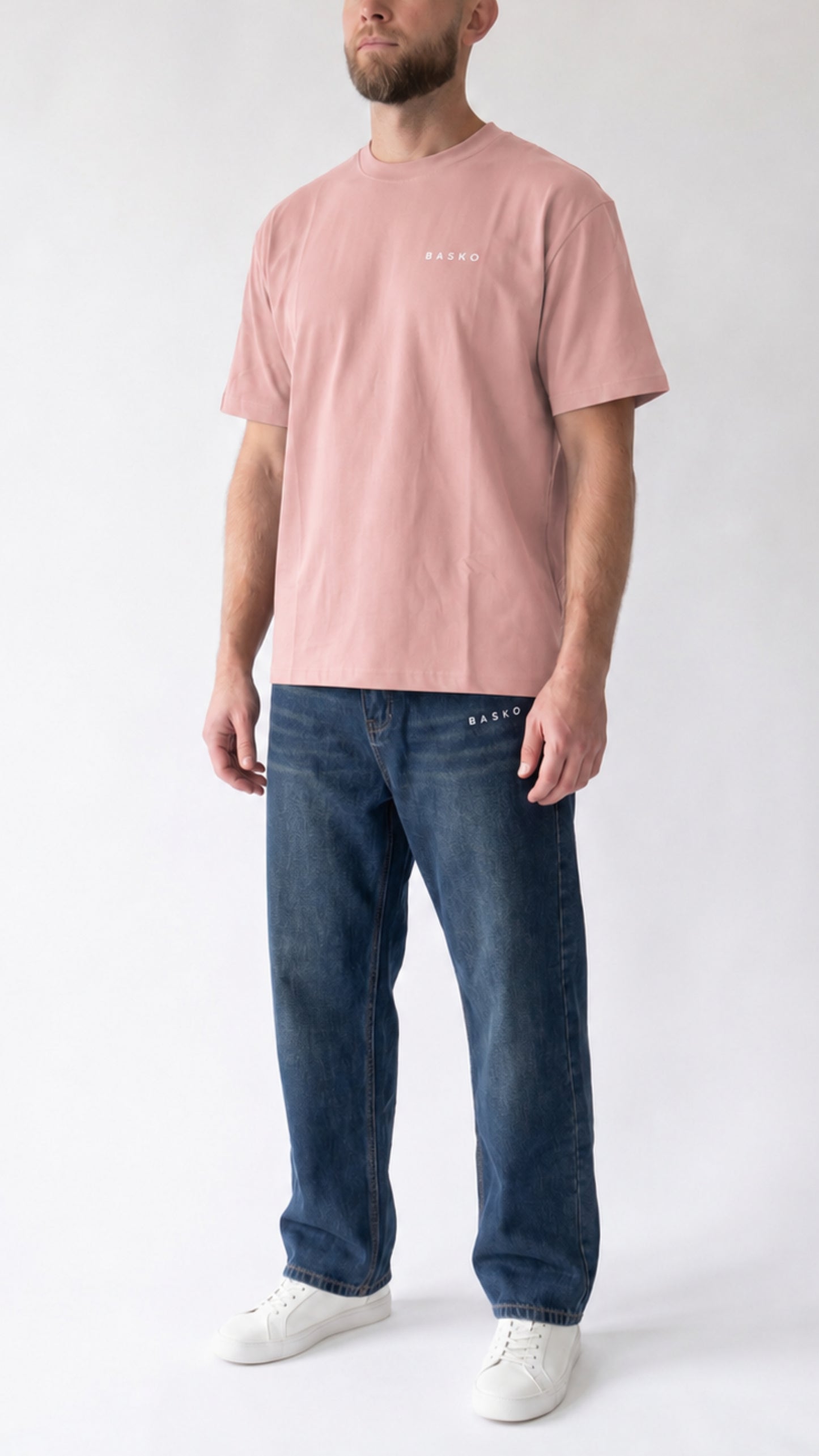 LOGO BASKO • JEANS • BLU