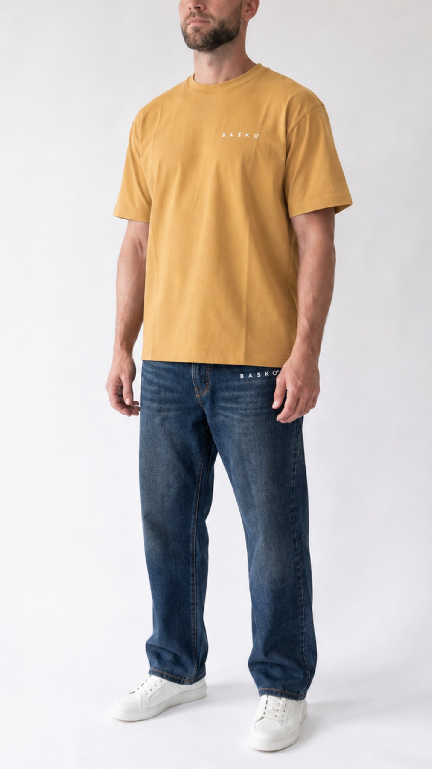 LOGO BASKO • JEANS • BLU