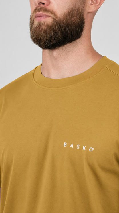 BASKO LOGO • T-SHIRT • YELLOW