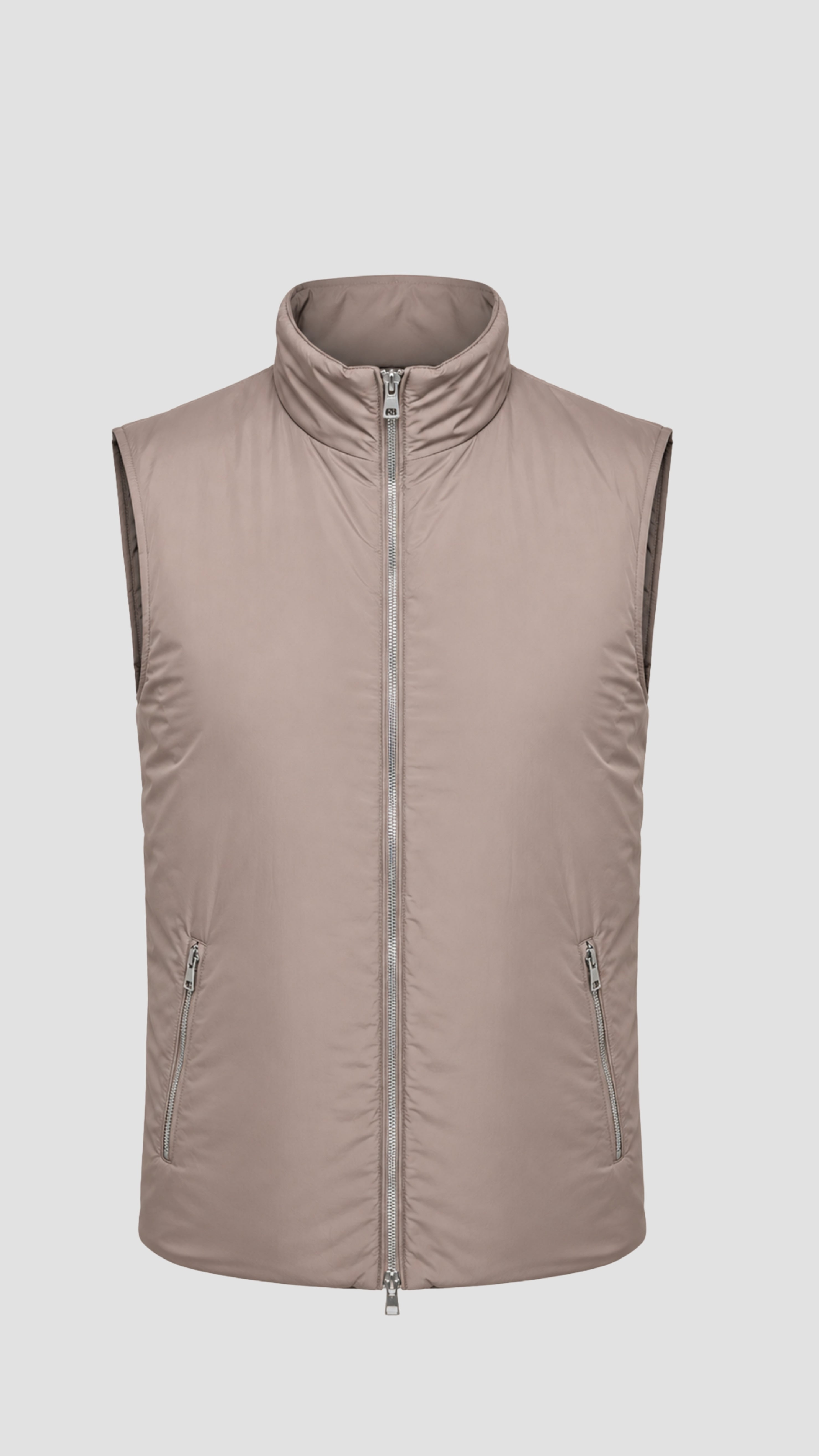 BODYWARMER • SLIM FIT • TAUPE