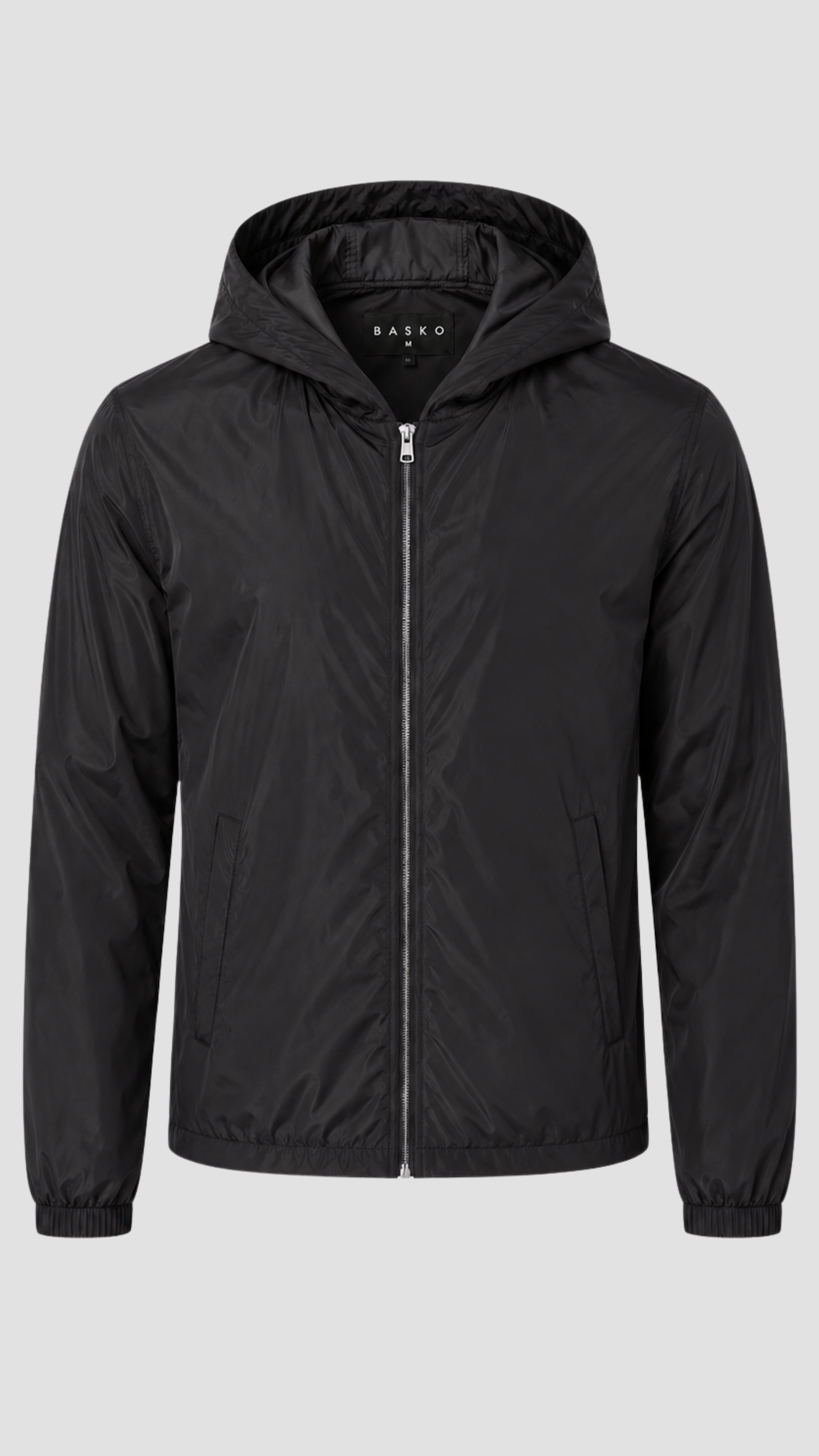 HOODED JACKET • BLACK
