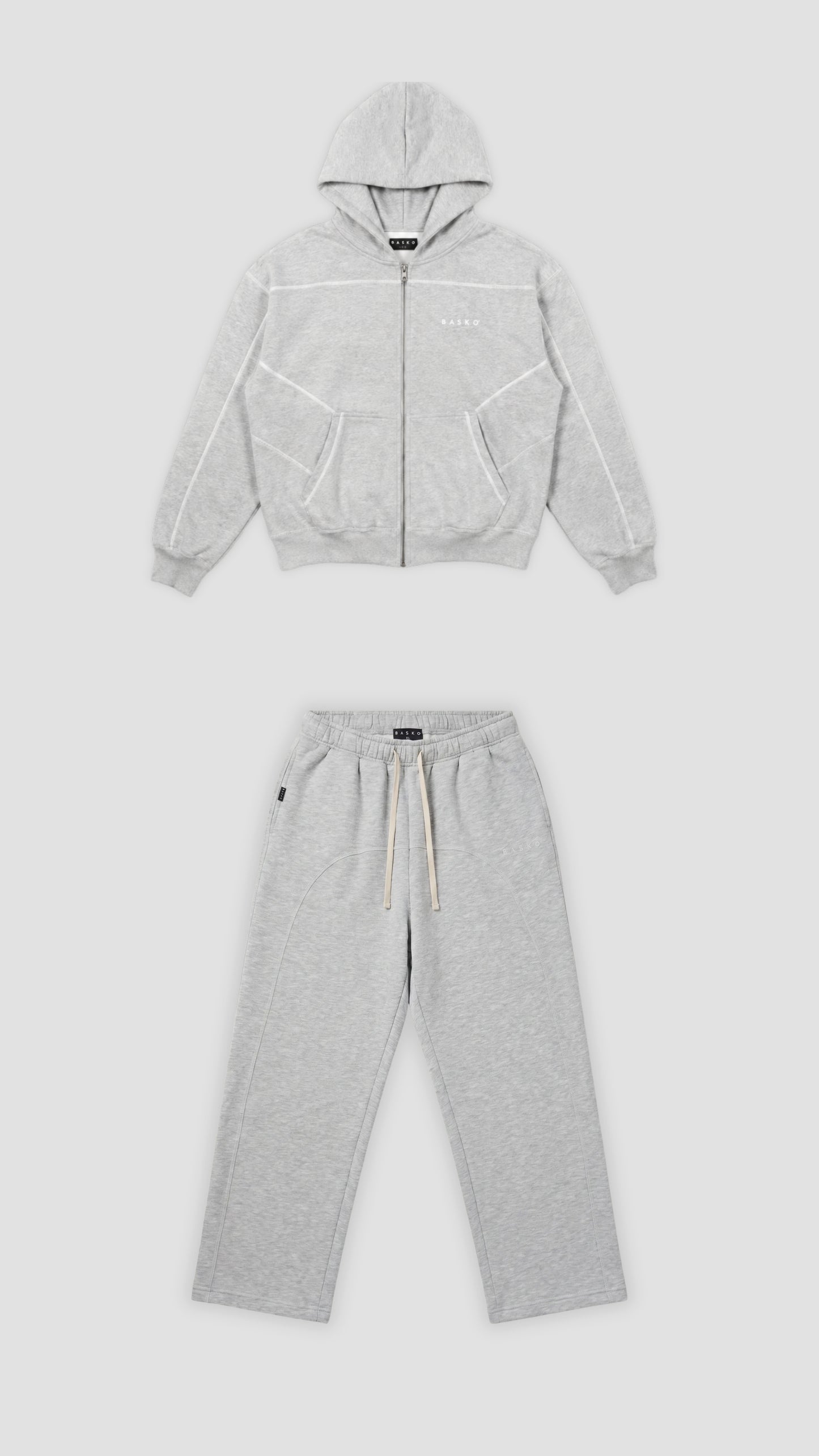 BASKO LOGO • TRACKSUIT • GREY