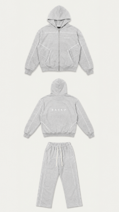 BASKO LOGO • TRACKSUIT • GREY
