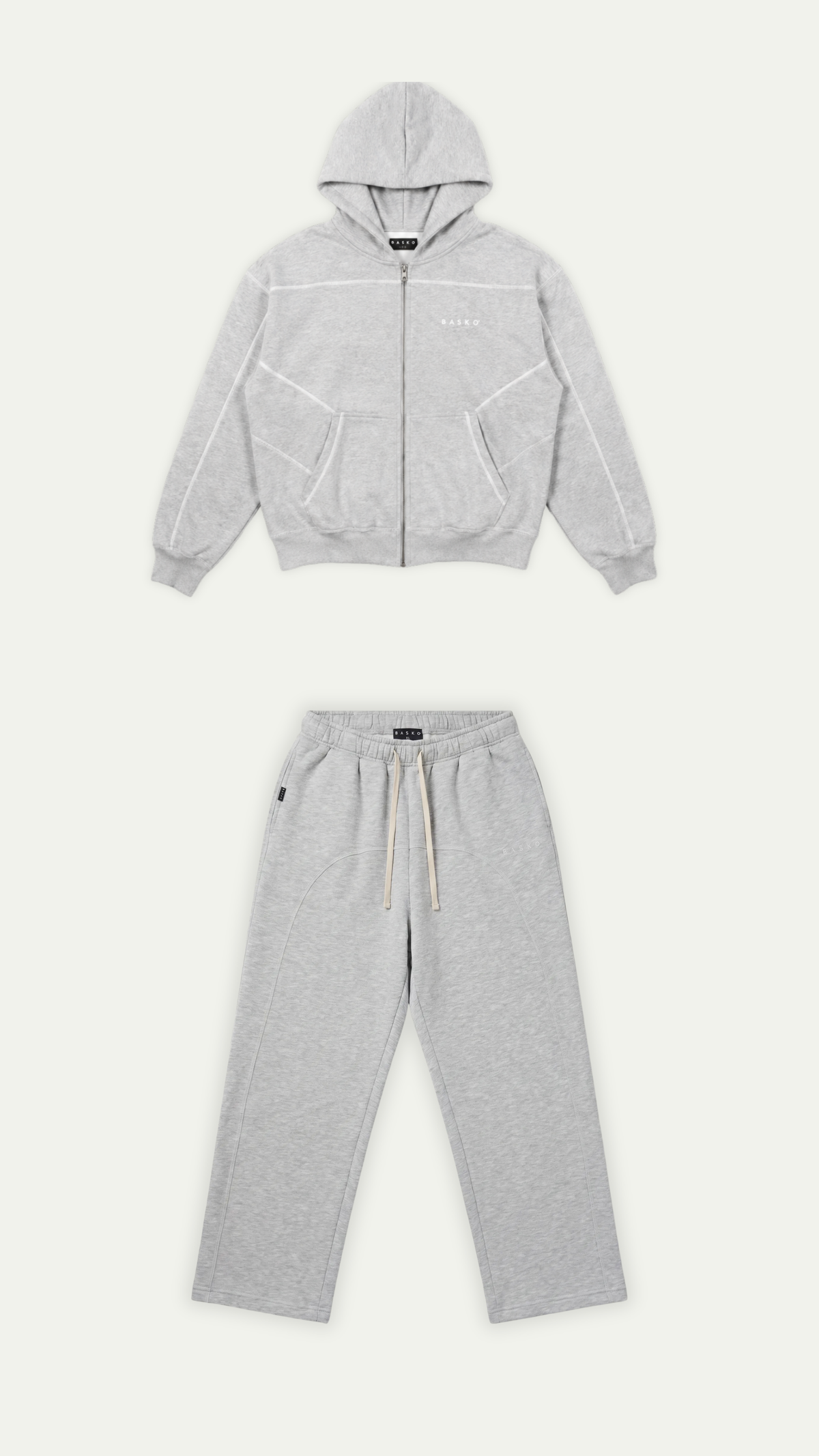 BASKO LOGO • TRACKSUIT • GREY