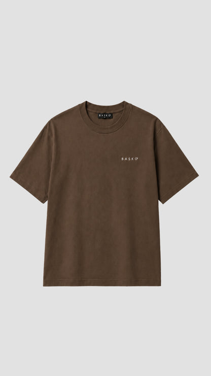 BASKO LOGO • T-SHIRT • MARRONE