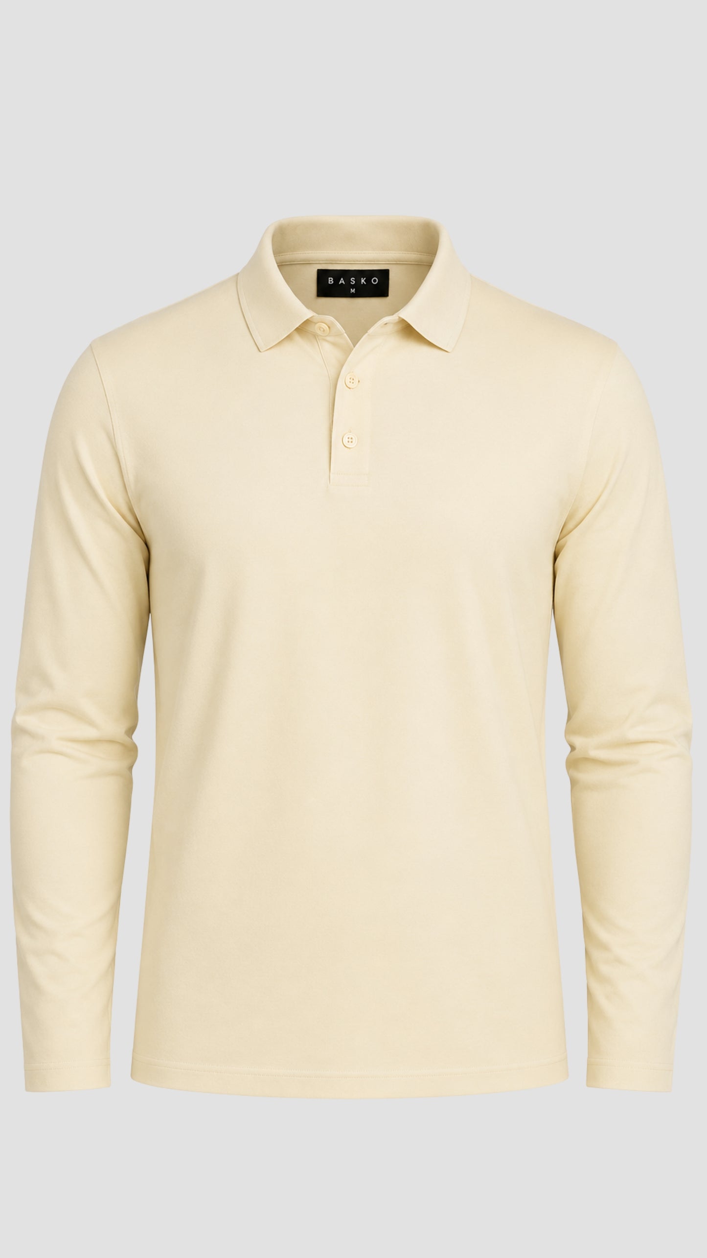 POLO • MANCHES LONGUES • BEIGE