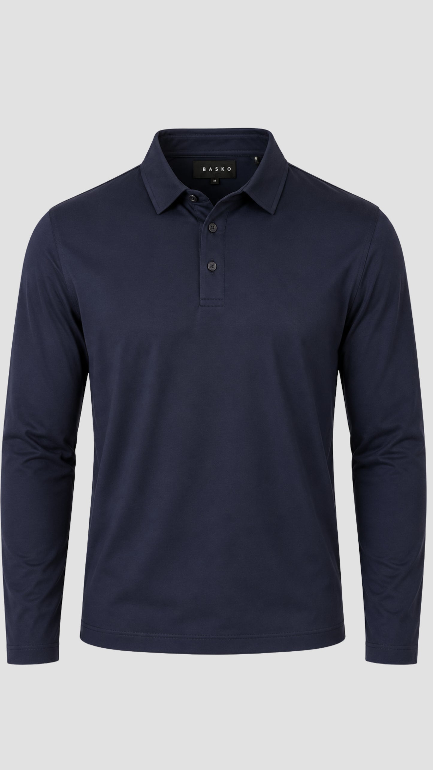 POLO • MANGA LARGA • AZUL