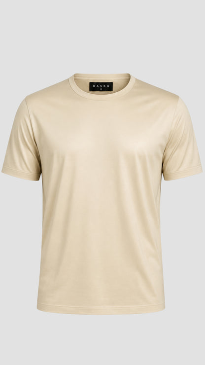 T-SHIRT  • SLIM FIT • BEIGE