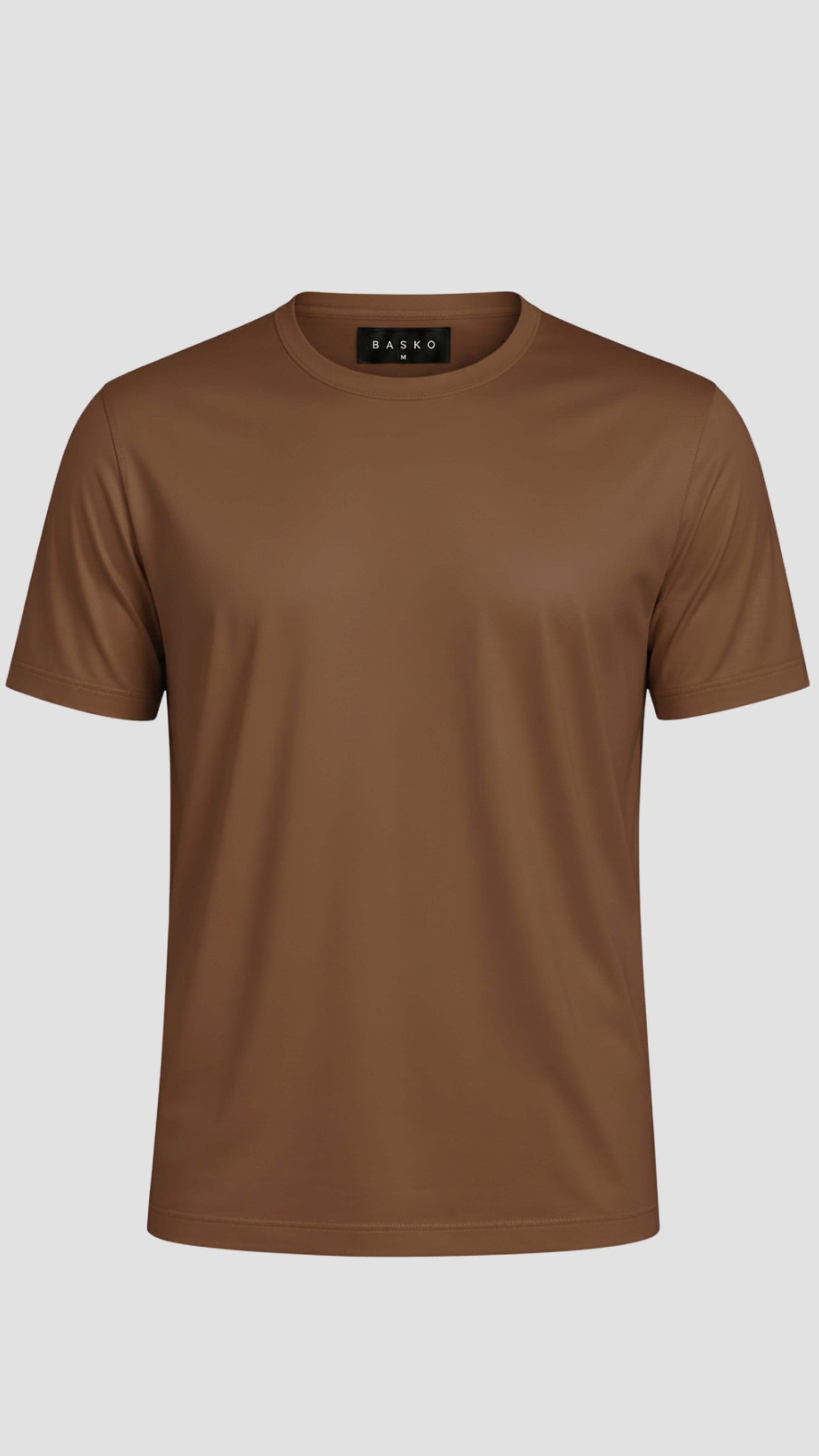 T-SHIRT  • SLIM FIT • BROWN