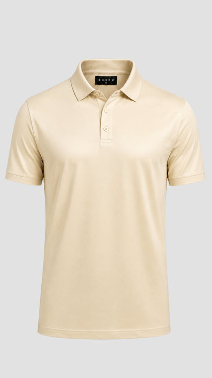 POLO • MANGA CORTA • BEIGE