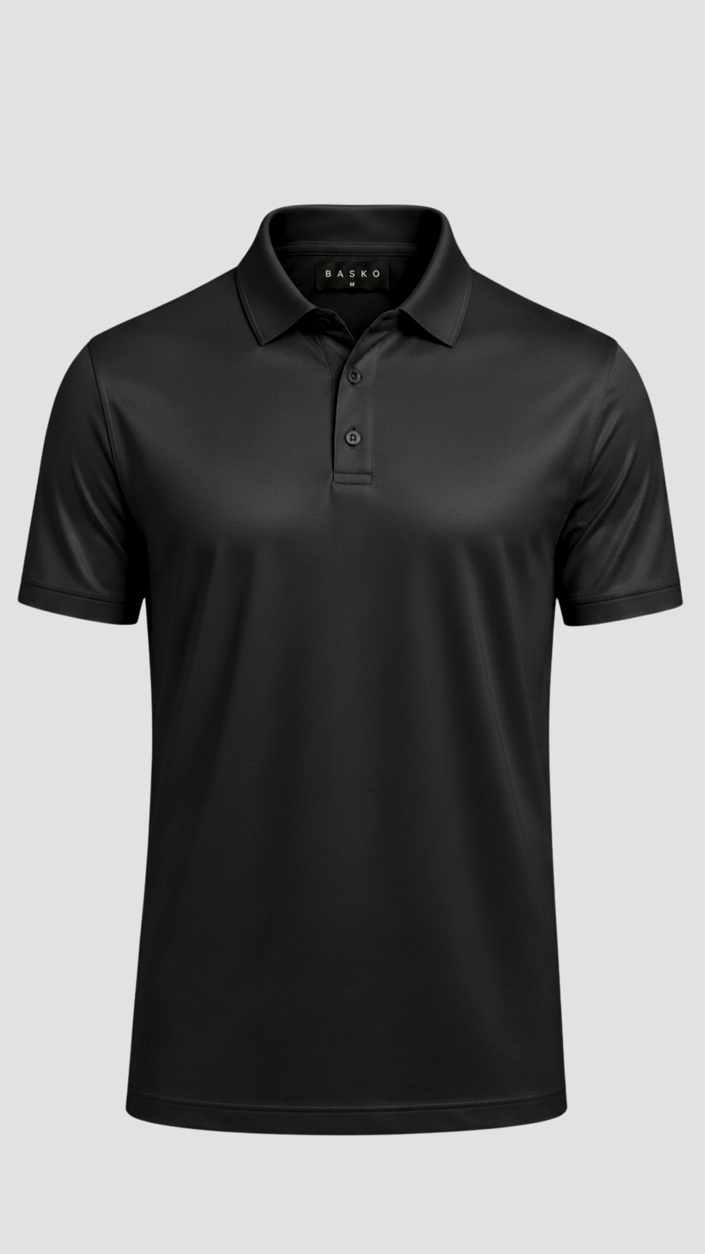 POLO • MANGA CORTA • NEGRO
