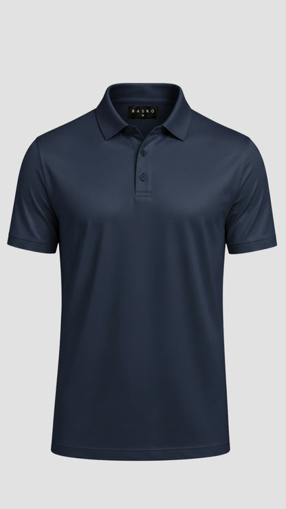 POLO • KURZARM • BLAU