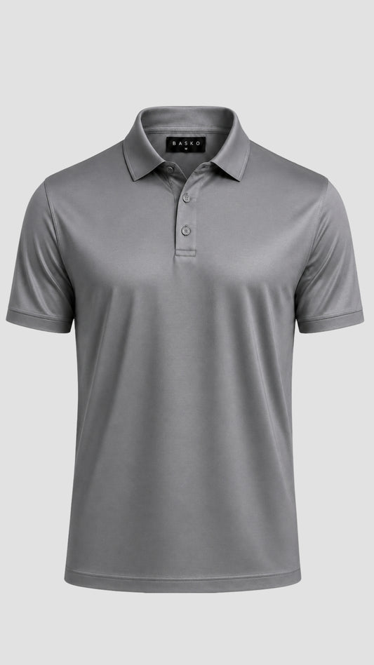 POLO • SHORT SLEEVE • GREY