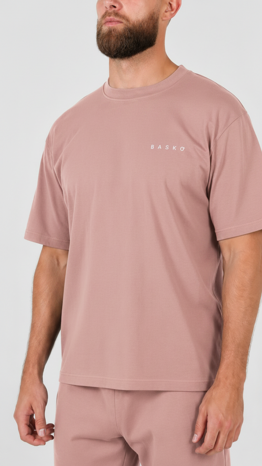 BASKO LOGO • T-SHIRT • PINK