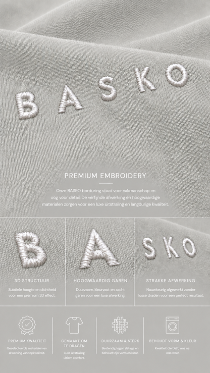 BASKO LOGO • T-SHIRT • LIGHT GREY