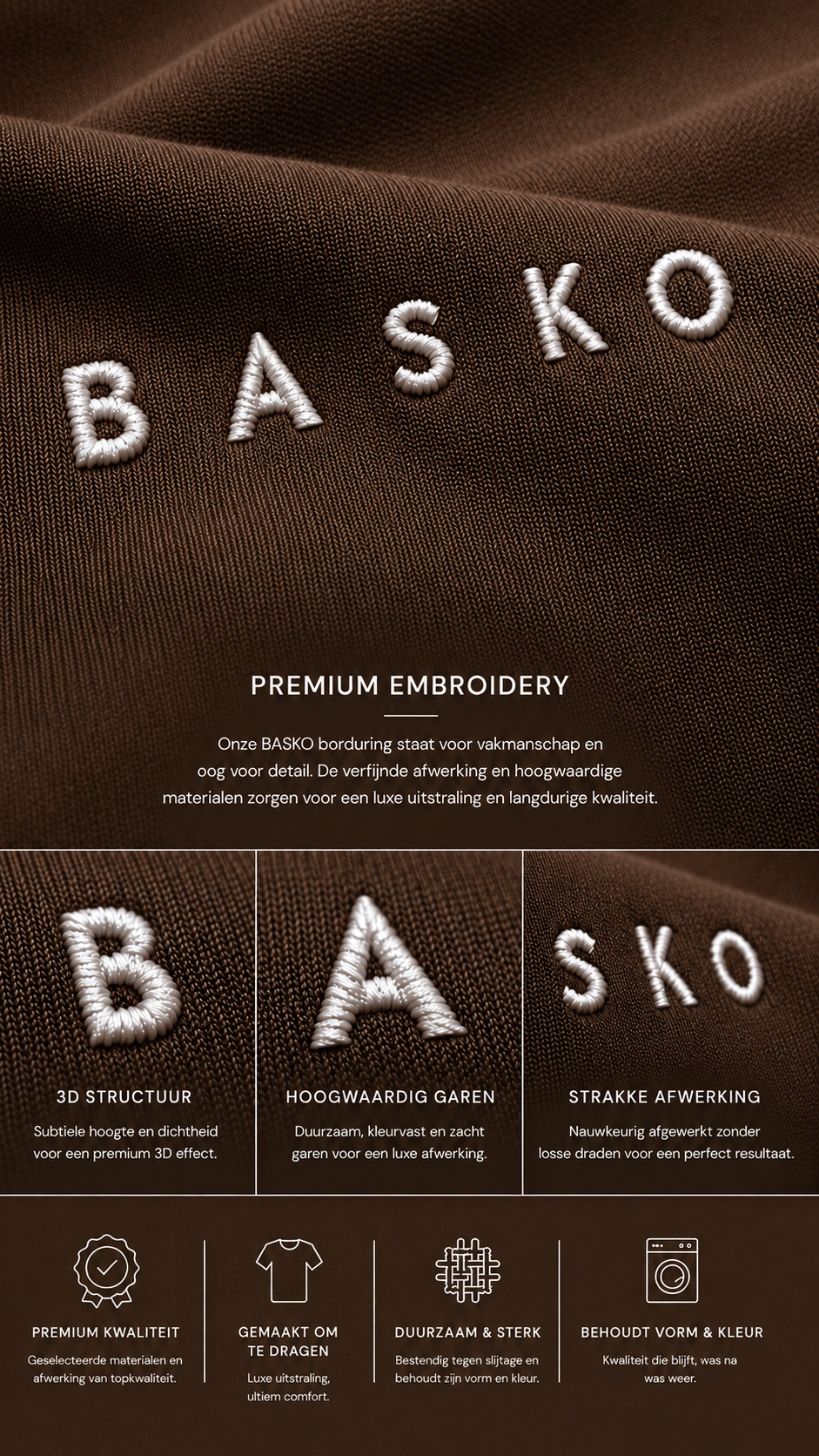 BASKO LOGO • SUMMERSET • BROWN