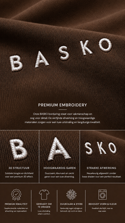 BASKO LOGO • SUMMERSET • BROWN