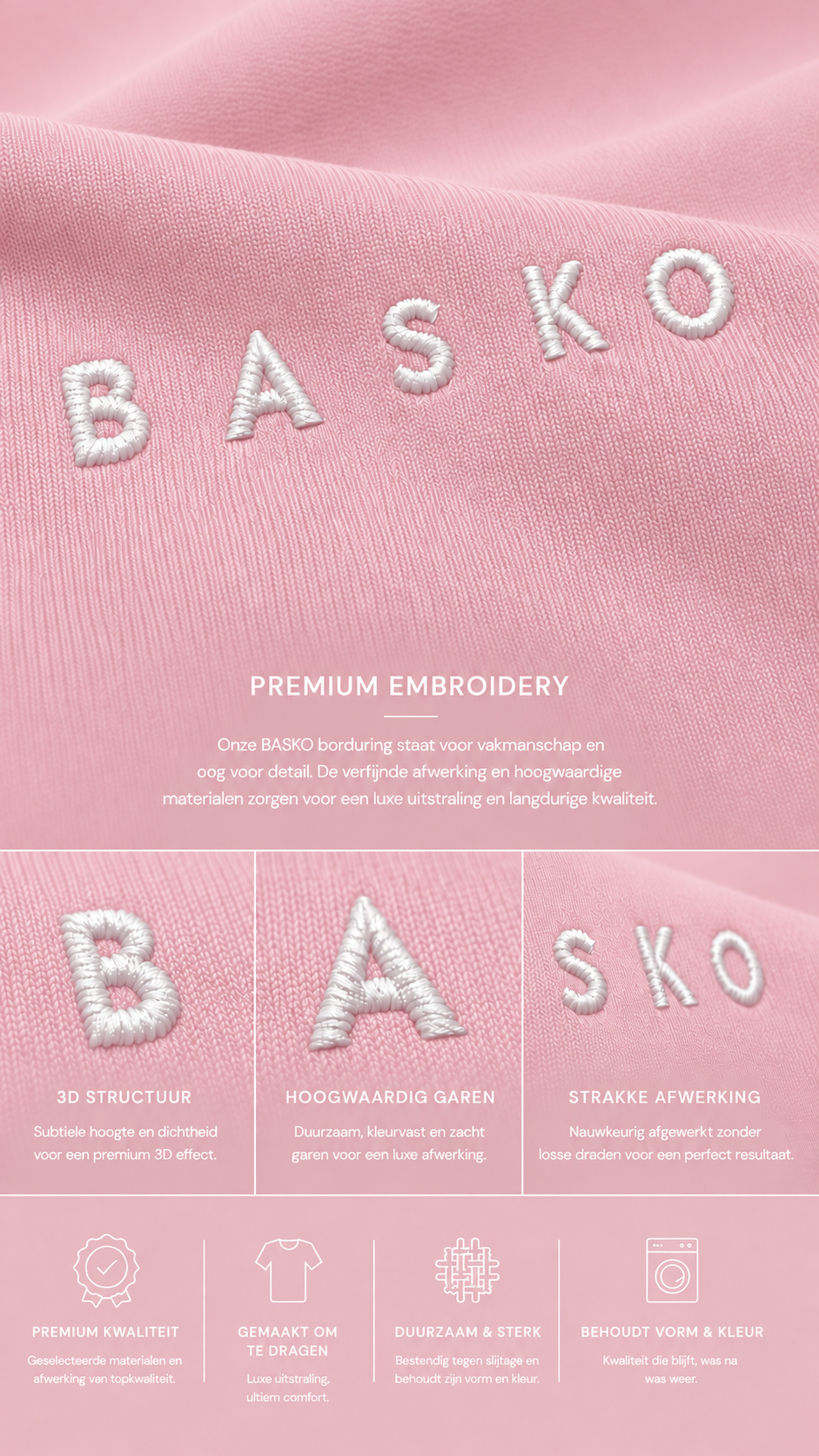 BASKO LOGO • T-SHIRT • PINK
