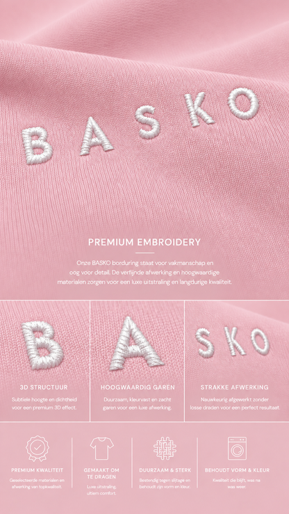BASKO LOGO • T-SHIRT • PINK