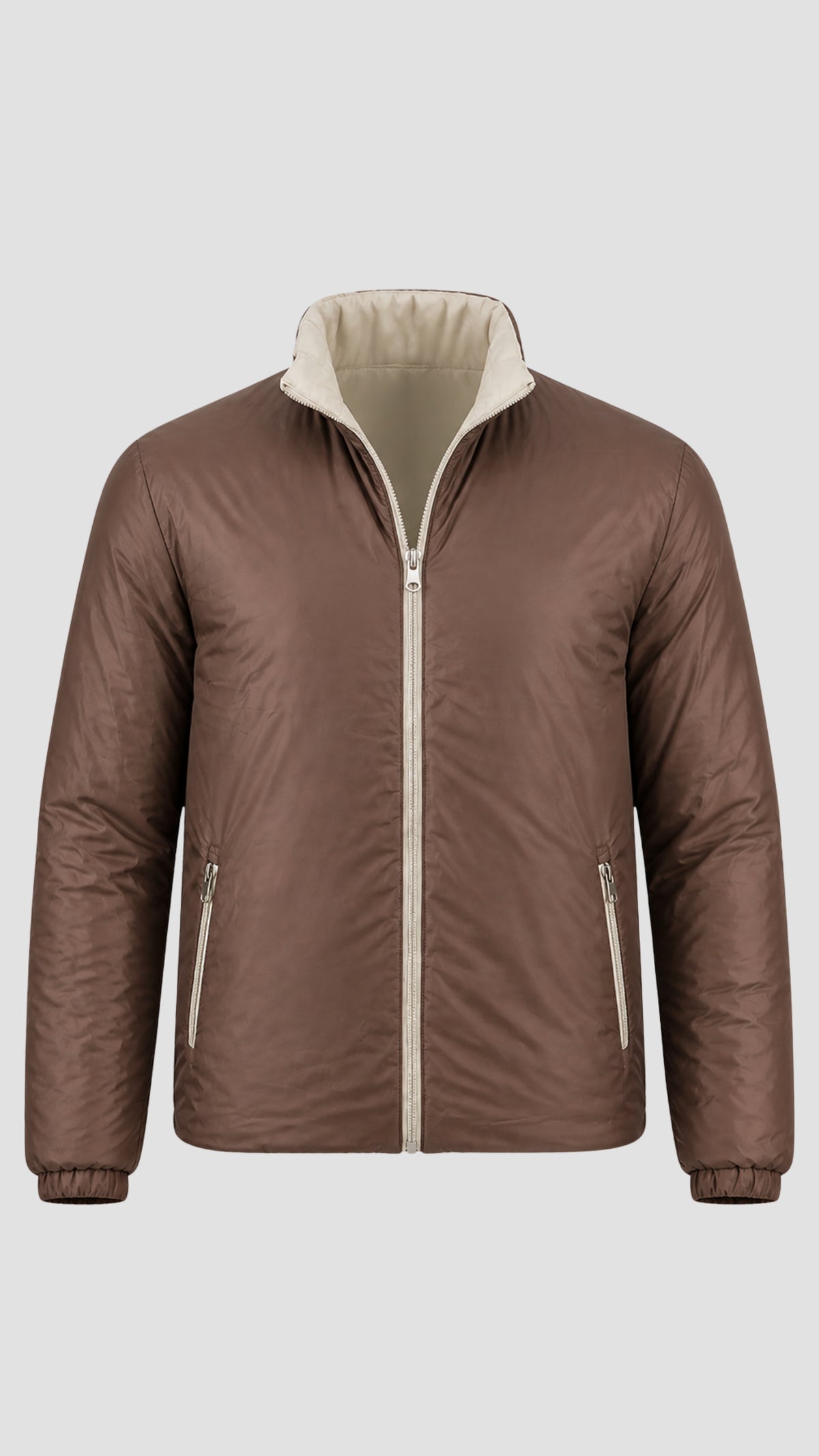 REVERSIBLE JACKET • BROWN