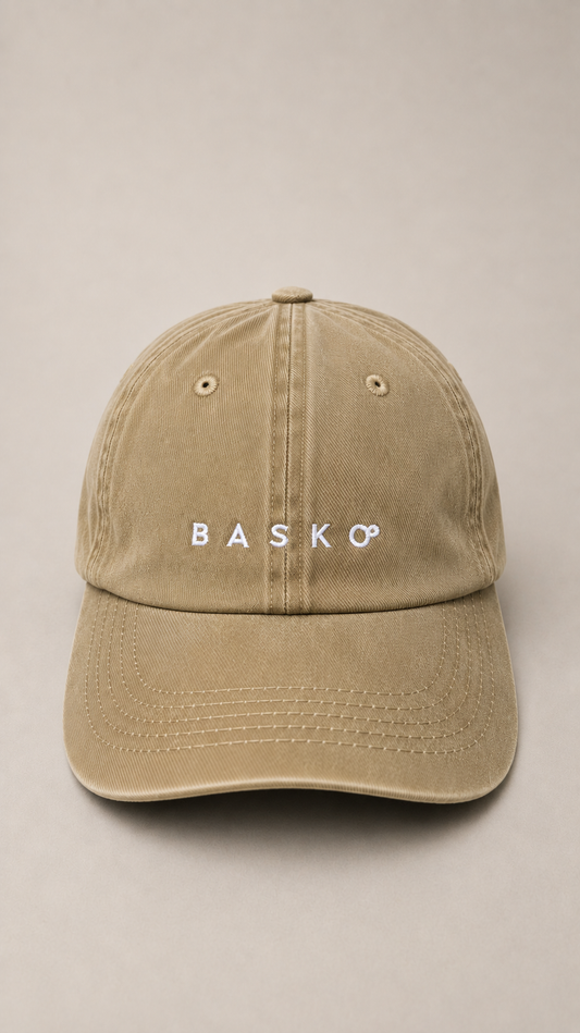 BASKO LOGO CAP • BEIGE